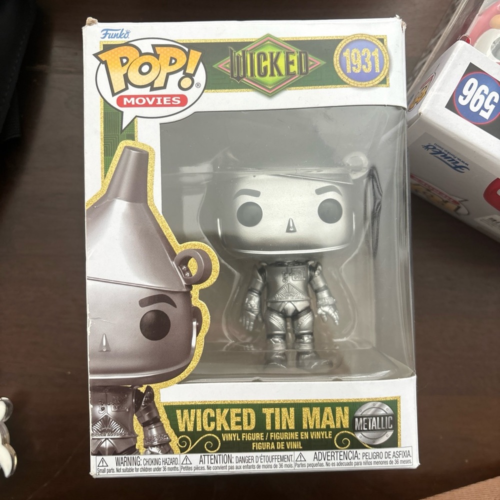 Funko Pop! Movies Wicked Tin Man Metallic Figure